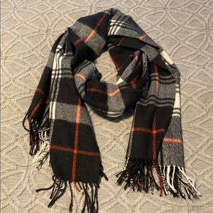 Red white and navy scarf